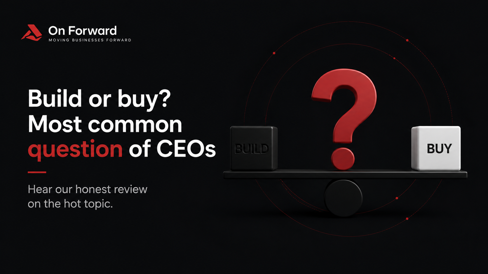 Build vs buy AI